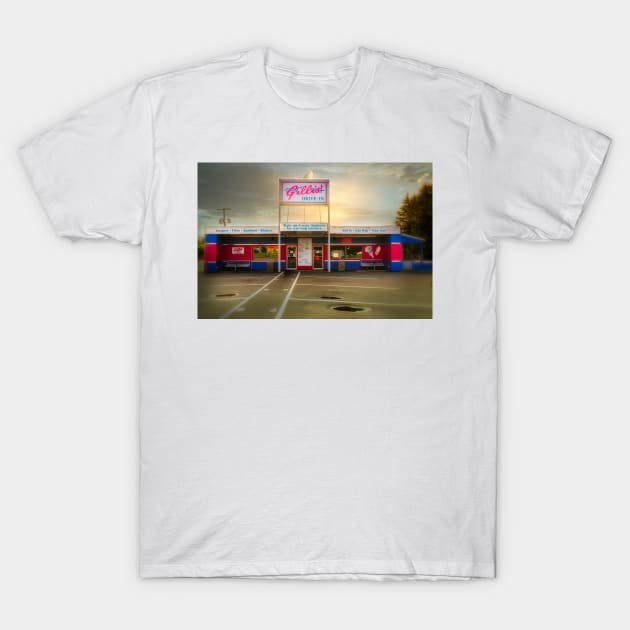 Gillis Drive-in 2 Montague PEI T-Shirt by Robert Alsop